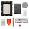 Make Market; 2" x 3" Moon & Bats Acrylic Surface Diamond Art Kit with Frame by Make Market®; Category:Halloween Diamond Painting Kits; Image:4